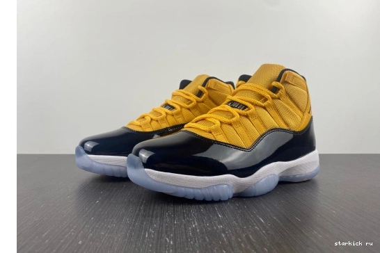AJ11 yellow black Jordan Air and 11 0312
